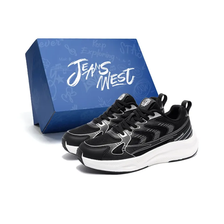 JEANSWEST Cushioning Slip Resistant Breathable Lightweight Rebound Low Top Running Shoes Unisex-5