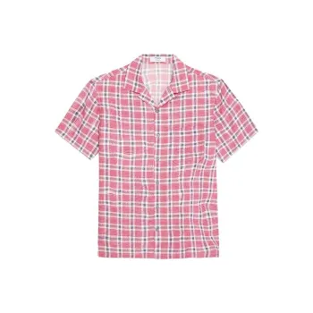 THEORY Designer Co-authored Collection Shirts Men Mixed Red