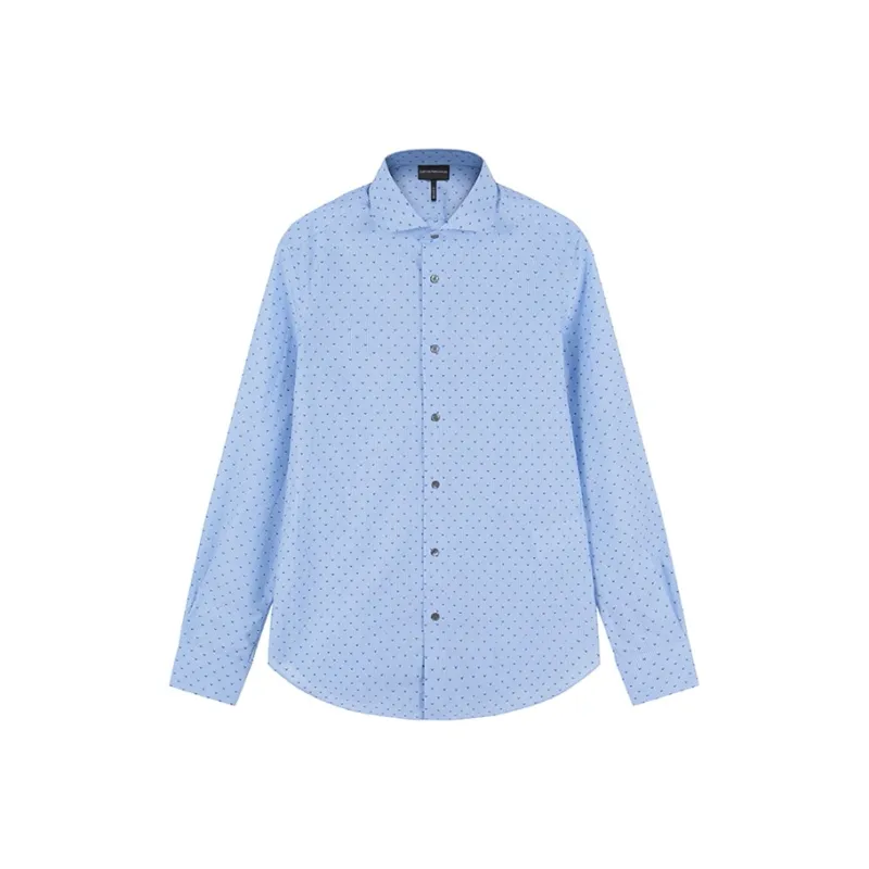 EMPORIO ARMANI Shirt Men's Light Blue-0