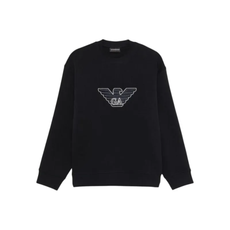 EMPORIO ARMANI Logo patch Sweatshirt-0