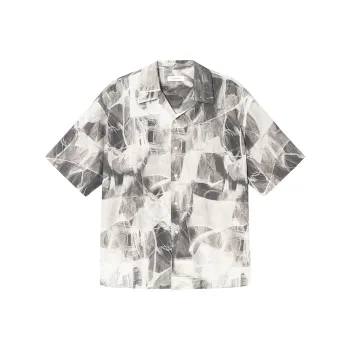 NANS STUDIO Shirt Men's Black Gray