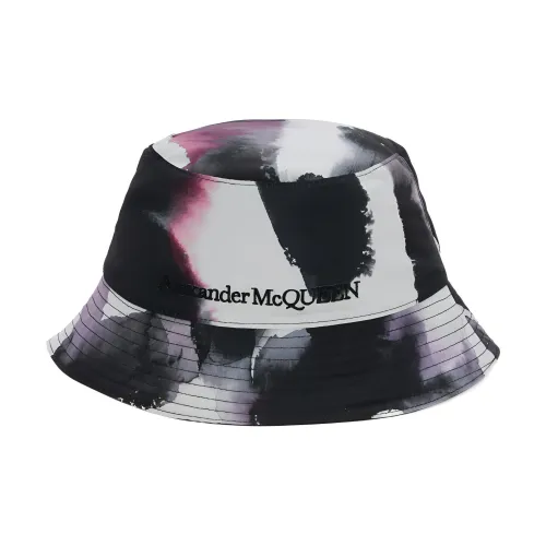 Alexander McQueen Graffiti Printed Bucket Hat