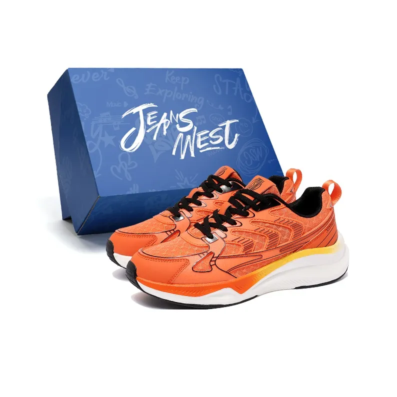 JEANSWEST Cushioning Slip Resistant Breathable Lightweight Rebound Low Top Running Shoes Unisex-0