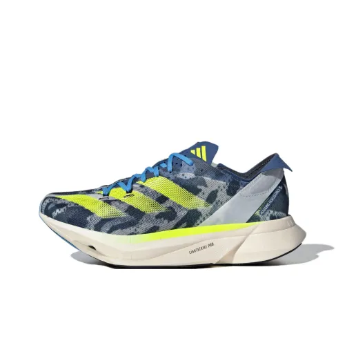 Adidas Adizero Adios Pro 3 Crystal White Lucid Lemon Blue Burst Women's