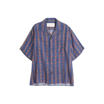 Valentino All-Over Patterned Button-Up Shirt