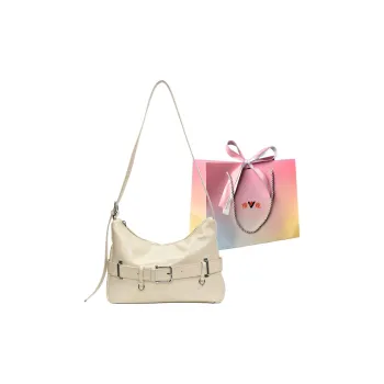 Yalu PU Shoulder Bag Women's Black/Silver/Yellow/White