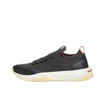 Loro Piana 410 LP Low Top Casual Shoes Men's Black