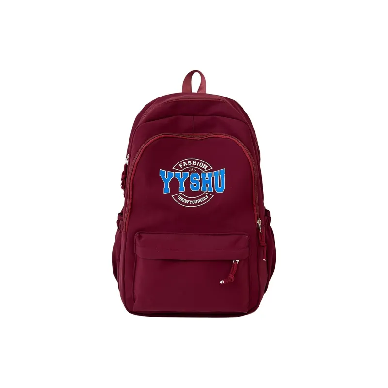 Yalu Pu Backpack Unisex White/Black/Pink/Red/Blue-17