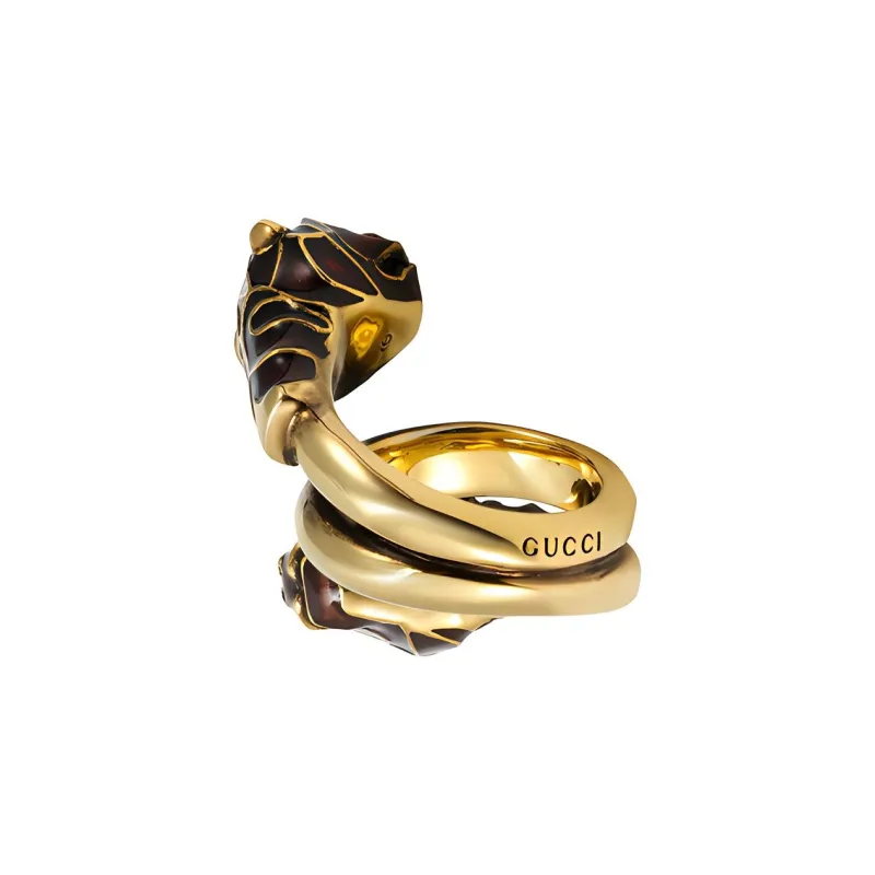 GUCCI Artificial Crystal Rings Unisex-4