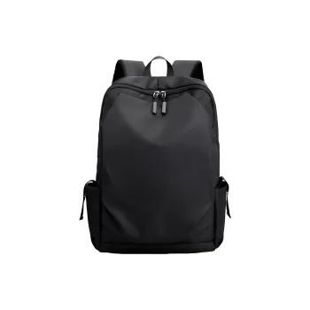 Tonlion Nylon Backpack Large Size Unisex Black