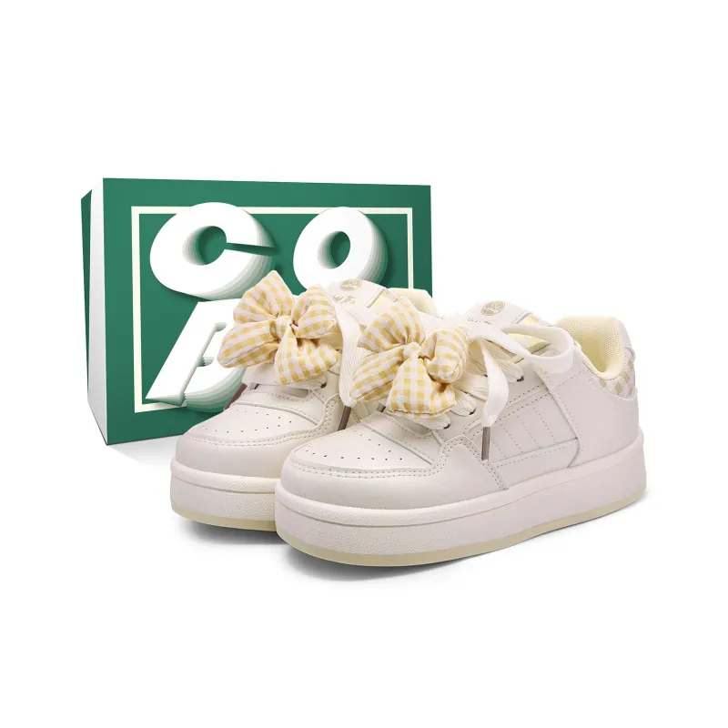 Cob Anti Slip And Wear Resistant Lightweight Low Top Skateboard Shoes Women's-6