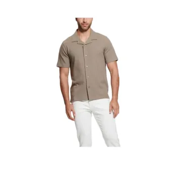 GUESS Shirts Men Brown