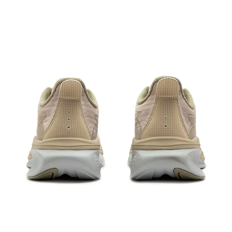361° Magic Carpet Slip Resistant And Breathable Low Top Casual City Commute Running Shoes Men's Beige-3