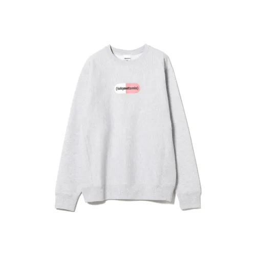 Beams T Tokyovitamin Sweatshirt Men's Gray