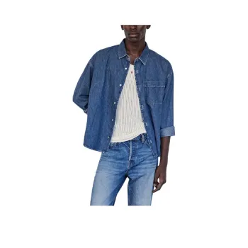FRAME Shirts Men Blue