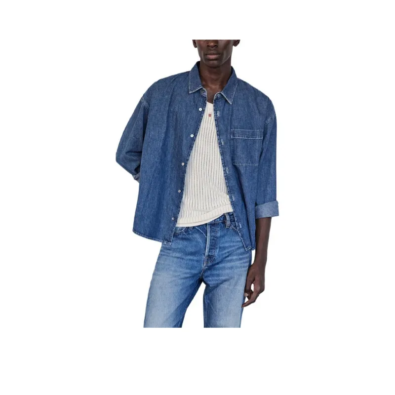 FRAME Shirts Men Blue-0