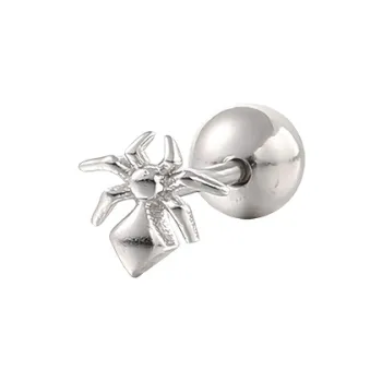 EAR PARTNER Silver Stud Earrings Unisex