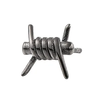 EAR PARTNER Silver Stud Earrings Unisex-7