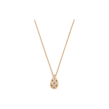 DIOR Rhinestone embellished Pendant Necklace