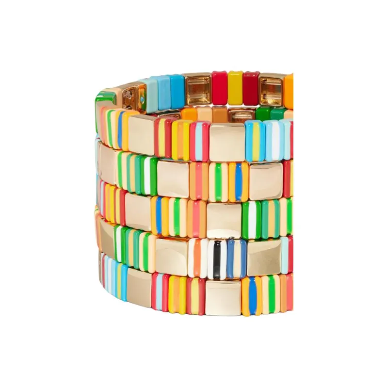 Roxanne Assoulin Tutti Frutti Bracelet Set Of Three-1