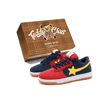 Teddy Bear Collection Coverage Slip Resistant, Abrasion Resistant, Lightweight Low Top Skateboard Shoes Unisex