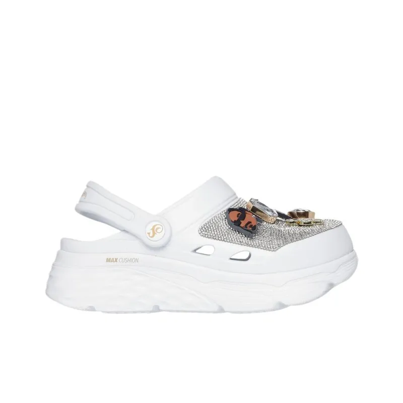 SNOOP DOGG x Skechers Max Cushioning Clogs Women's White-1