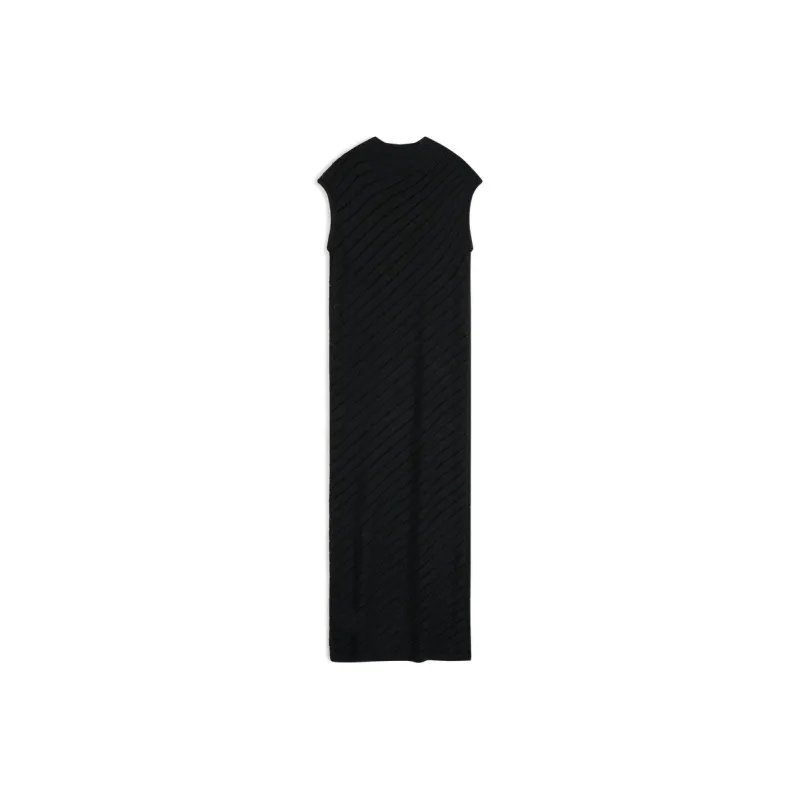 CALVIN KLEIN Sleeveless Dress Women's UB1 Space Black-1