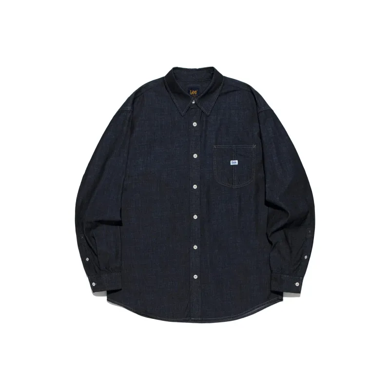 Lee Shirts Unisex Indigo-0