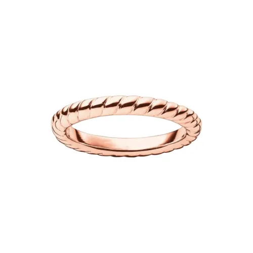 Thomas Sabo Silver Rings Women's Rose Gold