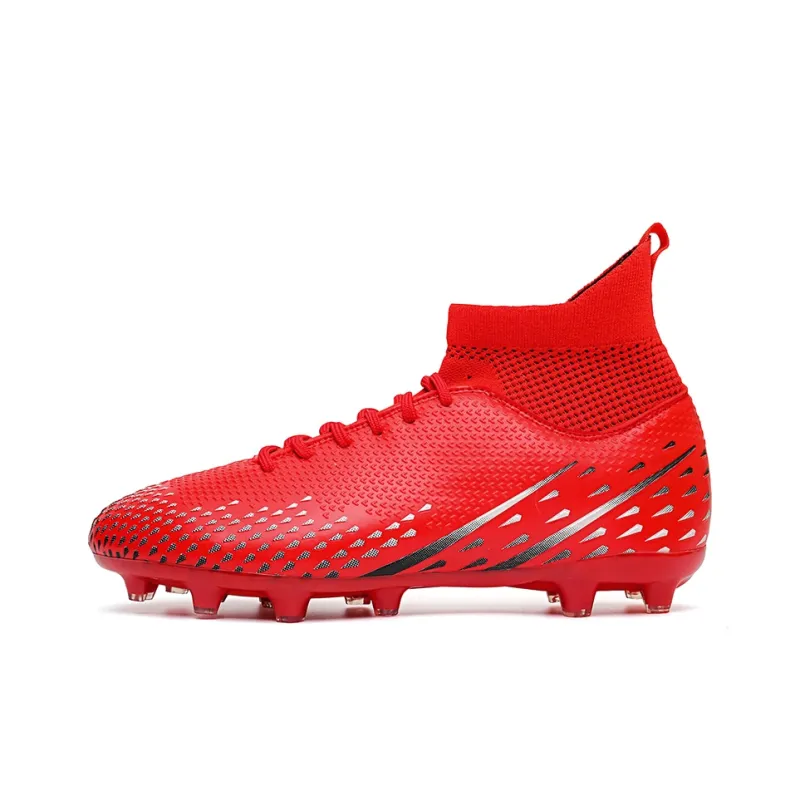 QIUTEXIONG Soft Ground, Artificial Ground, Natural Ground Anti Slip Wear Resistant Soccer Shoes Unisex-0