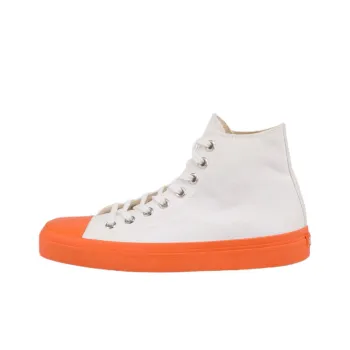 MOSCHINO High Top Canvas Shoes Men's White