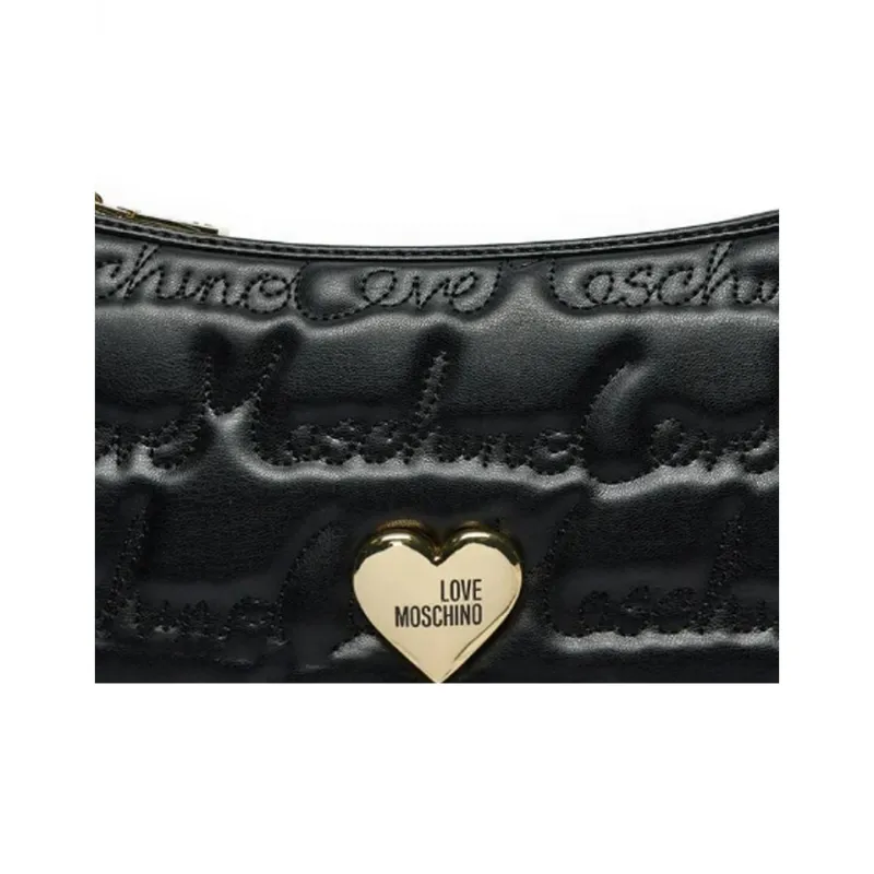 LOVE MOSCHINO Faux Leather Handbag Shoulder Bag Women's Black-2