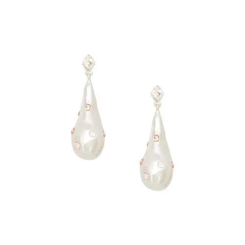 Oups! Island Summer Collection Eco Friendly Silver Plated Copper Firefly Tears, Hoop Earrings, Box Women's