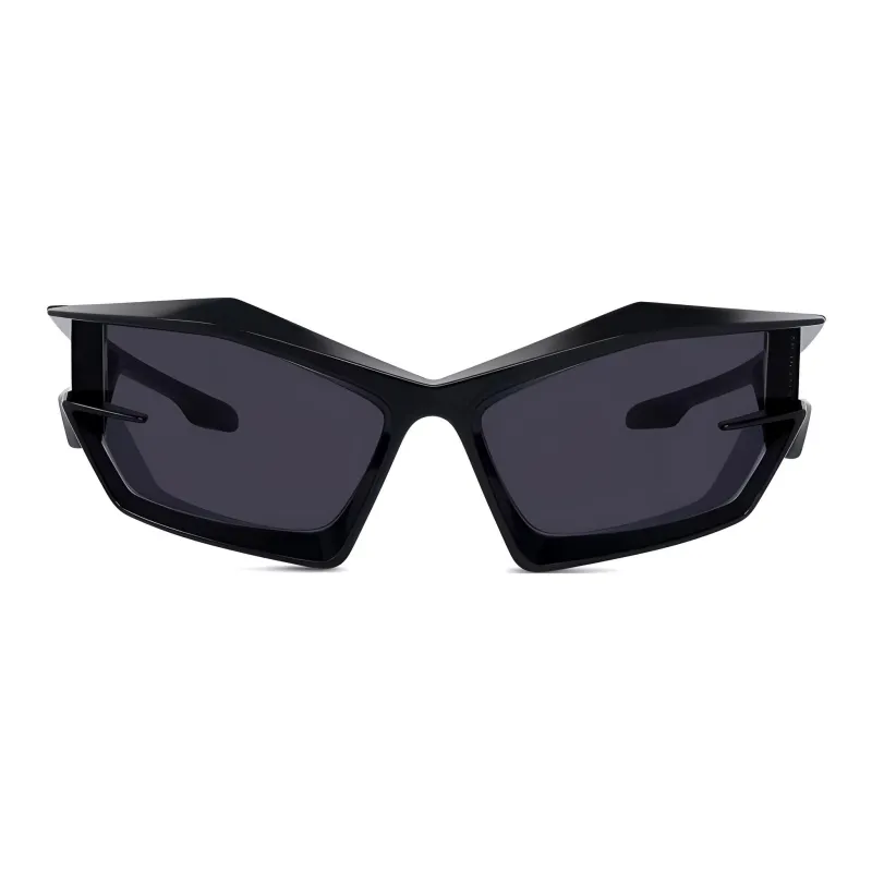 Givenchy Injection Molded Irregular Shape Sunglasses Women's Black-1