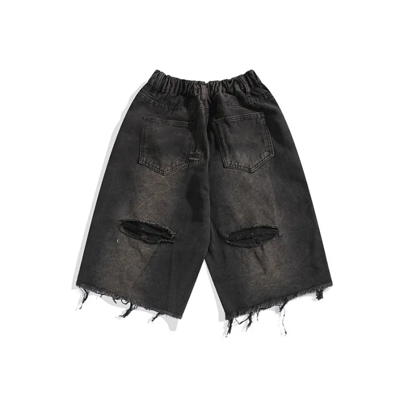 Extreme Turbo Denim Shorts Unisex Black-1