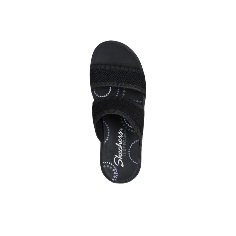Skechers Sporty Slim Slide Slippers Women's Black-4