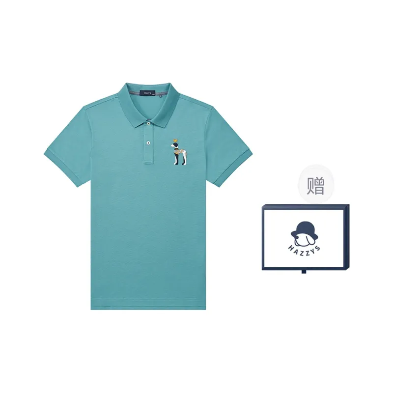 HAZZYS Short Sleeve Polo Shirts Summer Men's-9