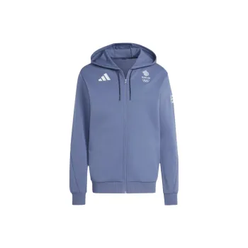 Adidas UK Training Top Olympics Collection TEAM GB HOODIE Sweatshirt Men's Blue