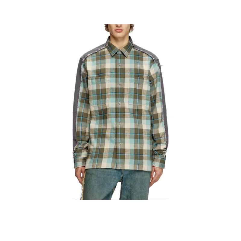 Timberland X DIESEL Timberland Collaboration Shirts Unisex Green/Black-0