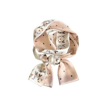 Youyoulan Polyester Silk Scarves Women's