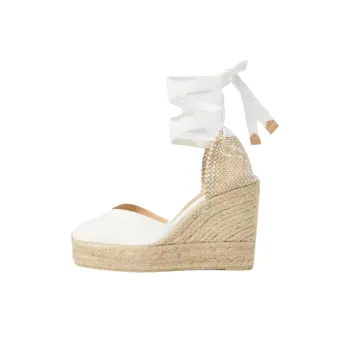 Castañer Chiara Wedge Heel High Heels Women's White