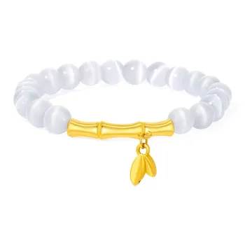 Branded Jewelry Glass Cat Eye Jade Bracelets Women's