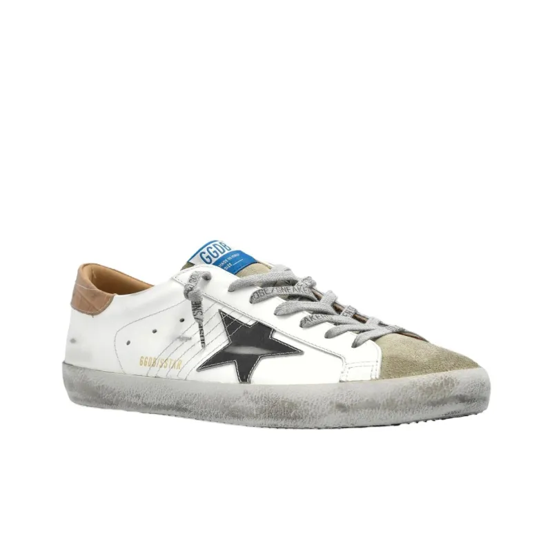 Golden Goose Super Star White Ice Black Beige-2