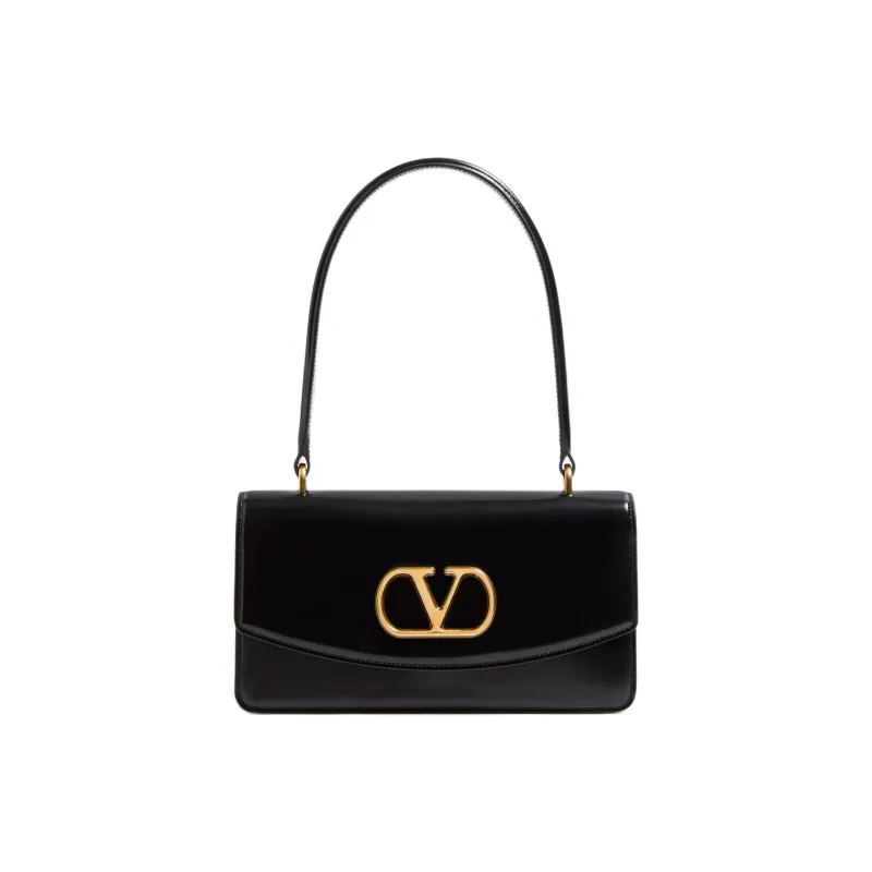 Valentino Cow Leather Handbag Women's Black-0