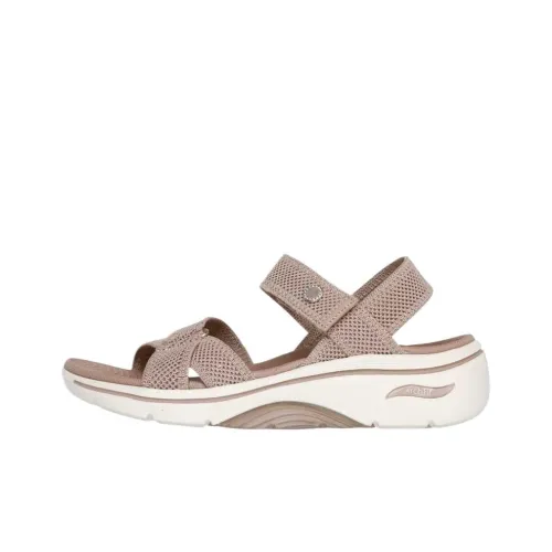 Skechers GO Walk Arch Fit 2.0 Beach Sandals Women's Taupe