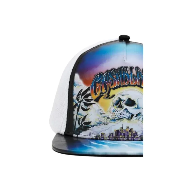 CASABLANCA Logo print Cap-2