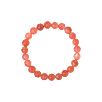 Clear Snow Southern Red Agate Bracelets Unisex