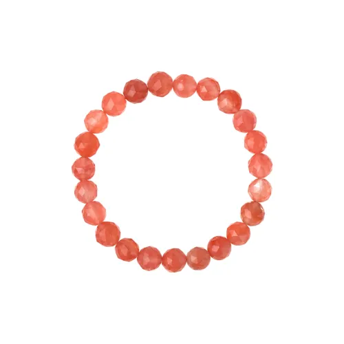 Clear Snow Southern Red Agate Bracelets Unisex