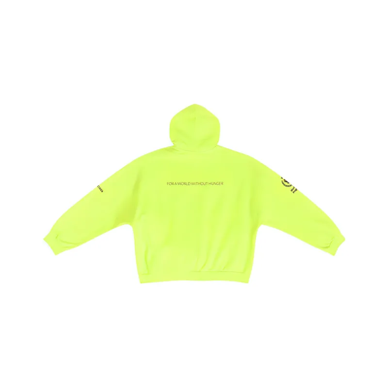 Balenciaga Balenciaga X WFP FW22 Sweatshirt Loose Fit Style Men's Neon Yellow-1
