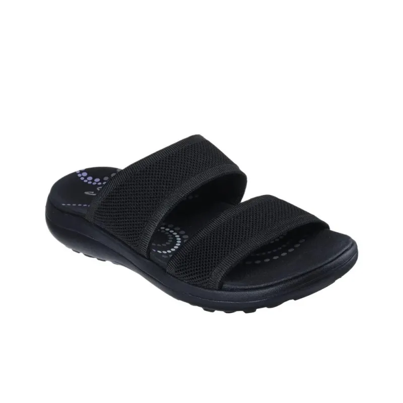 Skechers Sporty Slim Slide Slippers Women's Black-3